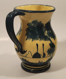 Ginori 1735 Orietne Italiano Citrino 7" Tall Hand Painted Pitcher Jug Made in Italy