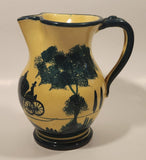 Ginori 1735 Orietne Italiano Citrino 7" Tall Hand Painted Pitcher Jug Made in Italy