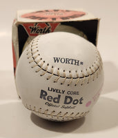 Worth Solid Core Lively Core Red Dot Official Poly-X Leather Cover Softball No. PX-1 New in Box