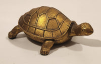 Turtle Tortoise Brass Trinket Jewelry Box