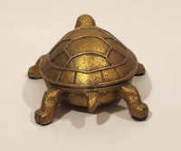 Turtle Tortoise Brass Trinket Jewelry Box