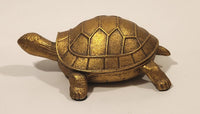 Turtle Tortoise Brass Trinket Jewelry Box