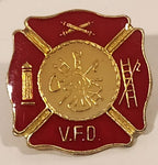 VFD Volunteer Fire Department Enamel Metal Lapel Pin