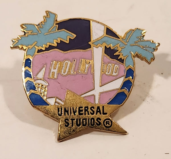 Universal Studios Hollywood Star with Palm Trees Enamel Metal Lapel Pin