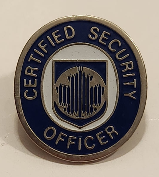 Certified Security Officer Enamel Metal Lapel Pin