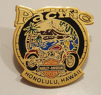 Harley Davidson Motor Cycles Pacific Honolulu Hawaii Enamel Metal Lapel Pin