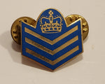 Vintage Canadian Corps Staff Sergeant Collar Badge Enamel Metal Lapel Pin