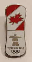 2010 Vancouver Olympic Games Countdown Snowboarding Metal Lapel Pin