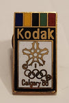 1988 Calgary Winter Olympics Kodak Enamel Metal Lapel Pin