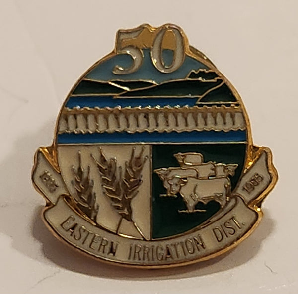 1935 to 1985 Alberta Eastern Irrigation District 50 Years Metal Lapel Pin