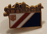 St Albert Alberta Enamel Metal Lapel Pin