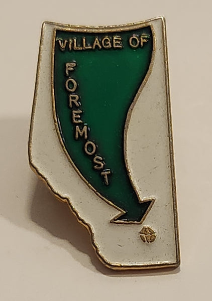 Village of Foremost Alberta Enamel Metal Lapel Pin