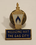 Medicine Hat The Gas City 3/4" x 1 1/16" Metal Lapel Pin