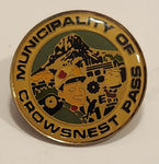 Municipality of Crowsnest Pass Alberta Enamel Metal Lapel Pin