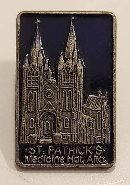 Medicine Hat Alberta St. Patrick's Roman Catholic Church Enamel Metal Lapel Pin