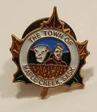 The Town Of Maple Creek Saskatchewan Maple Leaf Enamel Metal Lapel Pin