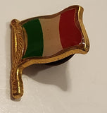 Italy Waving Flag Enamel and Metal Pin