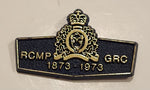 RCMP Royal Canadian Mounted Police 1873 to 1973 Plastic Lapel Pin Missing Backing