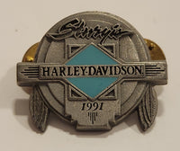 1991 Harley Davidson Motor Cycles Sturgis Enamel Metal Lapel Pin