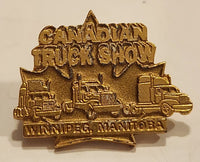 Canadian Truck Show Winnipeg Manitoba Gold Tone Metal Lapel Pin