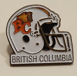 CFL BC Lions Football Team Helmet Enamel Metal Lapel Pin