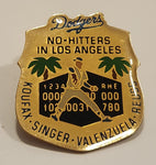 Unocal 76 MLB Los Angeles Dodgers No-Hitters Koufax Singer Valenzuela Reuss Enamel Metal Lapel Pin