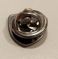 Check Mark in Box Crest Shaped Metal Lapel Pin