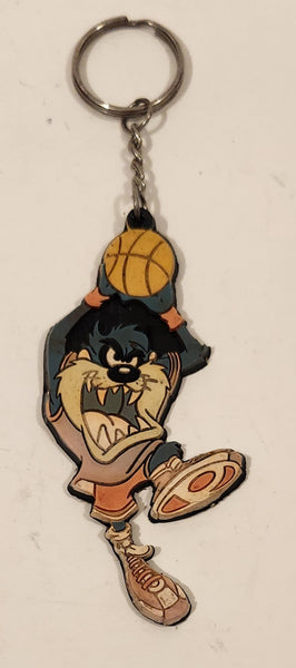 Warner Bros. Looney Tunes Taz Tasmanian Devil with Basketball Rubber Key Chain Ring