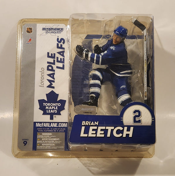 2004 McFarlane Sports Picks Series 9 Toronto Maples Leafs #2 Brian Leetch 7" Tall Toy Hockey Figure New In Package