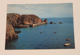 Vintage Sark Channel Islands Le Creux Harbour Postcard