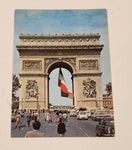 Vintage L'Arc de Triomphe Paris France Postcard