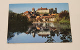 Vintage Fussen im Allgau 800 m Hohes SchloB and Kloser St. Mang Small Town Castle Germany Postcard