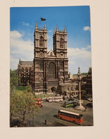 Vintage Westminster Abbey London Postcard