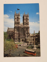 Vintage Westminster Abbey London Postcard