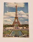 Vintage The Eiffel Tower Paris France Postcard