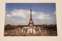 Vintage The Eiffel Tower Paris France Postcard