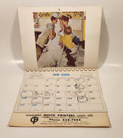 1984 Norman Rockwell Appointment Calendar Kingsway Quick Printers (1969) Ltd. Vancouver B.C.