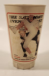 1984 Sears Coca Cola The Saturday Evening Post 100 Years Of Baseball July 8 1939 Norman Rockwell 5 1/2" Tall 16 Oz Hard Plastic Cup