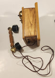 Vintage The County Line Telephone Wood Cased Phone Model 4125