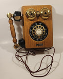 Vintage The County Line Telephone Wood Cased Phone Model 4125