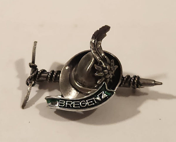 Vintage Bregenz Austria Pewter Brooch Pin