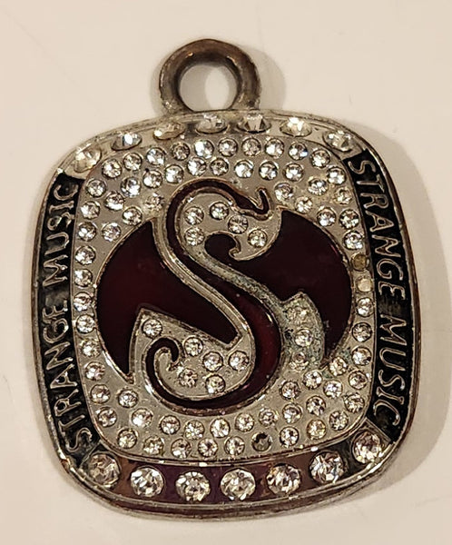 Strange Music Est. 2000 Tech N9ne Rapper Cubic Zirconia Stainless Steel Necklace Pendant Missing One Stone