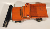 Vintage 1970s Tonka XR-101 Highway Plow Truck Dump Truck Orange Pressed Steel 16 1/2" Toy Car Vehicle