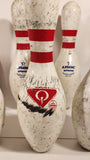 QUBICA AMF Amflite II USBC Approved 15" Plastic Coated Bowling Pins Full Set of 10 Made in U.S.A.