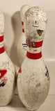 QUBICA AMF Amflite II USBC Approved 15" Plastic Coated Bowling Pins Full Set of 10 Made in U.S.A.