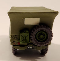 Disney Pixar 41 WW2 Jeep USA 984673 Army Green Die Cast Toy Car Vehicle