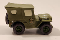 Disney Pixar 41 WW2 Jeep USA 984673 Army Green Die Cast Toy Car Vehicle