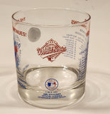 Very Rare 1993 AMK Souvenirs MLB Toronto Blue Jays 1993 World Champions The Dynasty Continues Team Roster 3 1/2" Tall Glass Cup