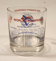 Very Rare 1993 AMK Souvenirs MLB Toronto Blue Jays 1993 World Champions The Dynasty Continues Team Roster 3 1/2" Tall Glass Cup