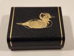 Vintage Duck Design Cuff Link and Tie Tack Box